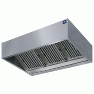 Hotte murale cubique avec moteur, éclairage et regulateur de vitesse, 1600x1400 mm - VIRTUS - 0615402309356