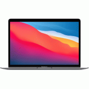 MacBook Air M1 13p 8Go 256Go - Gris sidéral - Grade A
