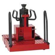Vérin de fond de fosse télescopique hydropneumatique de déplacement latéral, capacité 15t pour la pose/dépose des boîtes de vitesses - avf 4221