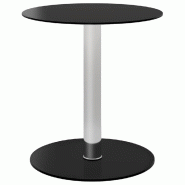 VidaXL Table basse Noir 40 cm Verre trempé Modèle Apex Élégance Élite - 322781