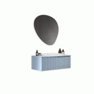 AQA Design Composition de salle de bain en MDF 3 pièces VENERE tiffany blue L.90 P.45 H.190 MPVE36-TIF - bleu Bois manufacturé MPVE36-TIF AQA Design Composition de salle de bain en MDF 3 pièces VENERE tiffany blue L.90 P.45 H.190 MPVE36-TIF - bleu Bois manufacturé MPVE36-TIF