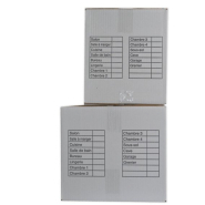 Caisse carton déménagement destinée aux professionnels pour leur faciliter la tâche et leur faire gagner un temps précieux lors des déménagements - 31DEM354