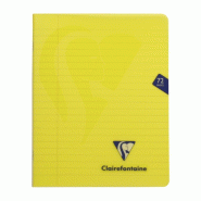 Clairefontaine Lot de 10 Carnet Mimesys A5+, 72p./36 feuilles 90 g/m² piquées, coloris assortis (6), ligné + marge - 3329683003632