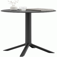 CLP Mange debout Tomas Plastique HBT: 107x60x60 cm Noir - noir 327947