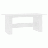 Décoshop26 - Table de salle à manger design moderne 180 x 90 x 76 cm bois d'ingénierie blanc DEC036762 - blanc Bois massif 3000261386100 Décoshop26 - Table de salle à manger design moderne 180 x 90 x 76 cm bois d'ingénierie blanc DEC036762 - blanc Bois massif 3000261386100