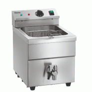 Friteuse électrique à induction - 1 cuve - 8 L - avec robinet de vidange - 165118 | Bartscher
