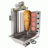 Grill Döner kebab gaz automatique 4 brûleurs max 95 kg