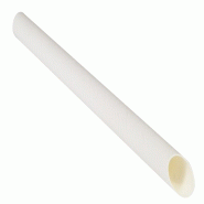 NOVACUP Paille papier bubble tea blanche Ø 12 mm x 200 mm  - idéal Milkshake et perles - Pack 3 cartons - lot de 4200 - blanc papier OPL120