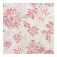 Papstar 50 serviettes "ROYAL Collection" pliage 1/4, 40 cm x 40 cm, bordeaux "Flowers" - rouge papier 4002911311301