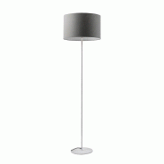 ROSSINI ILLUMINAZIONE Lampadaire Vivien White - Lampadaire avec abat-jour cylindrique anthracite, raccordement E27, puissance 75W, degré IP20, hauteu