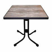 Table de patio pliante Limburg Vintage 70 x 70 cm | Qdm - FN993