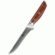 XinZuo - Couteau à désosser Damas - Série B27 Yi - multicolore Bois massif B27-TG