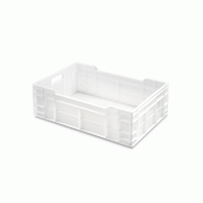 Bac gerbable fond et parois pleins - 48 pièces BCB313 Bac gerbable fond et parois pleins - 48 pièces BCB313