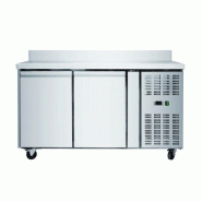 Desserte réfrigérée professionnnel avec dosseret 2 portes ventilé 2... - PTHP2200TN