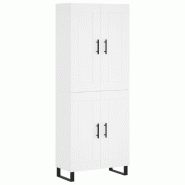 Helloshop26 - Buffet bahut commode armoire meuble de rangement organisateur cuisine salle de séjour salon haut 69,5 x 34 x 180 cm 02_0032659 - Bois m