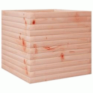 Helloshop26 - Jardinière bac lit surélevé plantes fleurs terrasse jardin 50 x 50 x 45,5 cm bois massif de douglas marron 02_0037638 - 3000213913729