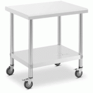 Helloshop26 - Table de travail cuisine professionnel premium 60 x 80 cm 135 kg acier inoxydable 14_0010022 - 3000221960586 Helloshop26 - Table de travail cuisine professionnel premium 60 x 80 cm 135 kg acier inoxydable 14_0010022 - 3000221960586