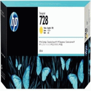 HP 728 Jaune Cartouche d'encre ORIGINALE - F9K15A - F9K15A