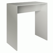 Table pont Vertigo gris alu 94x50x100cm