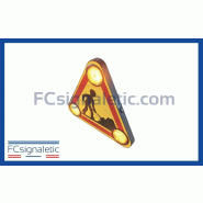 Triangle Triflash AK5 autonome magnétique 500 mm 1 face classe 2 LEDWORK LWK0540 Triangle Triflash AK5 autonome magnétique 500 mm 1 face classe 2 LEDWORK LWK0540