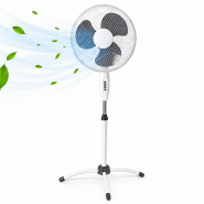Ventilateur Sur Pied 40cm – 45w – Hauteur Réglable - 8034116422816