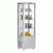 Vitrine réfrigérée blanche panoramique 0/+12°c et éclairage - 235 l... - PSVEN