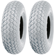 2.80/2.50-4 Grey Mobility Scooter Tyres Block Pneumatic Non Marking (Set of 2) 2.80/2.50-4 Grey Mobility Scooter Tyres Block Pneumatic Non Marking (Set of 2)