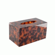 Aulica Boîte à mouchoirs léopard 22.6x12.6x12cm - marron 558101