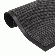 Décoshop26 - Paillasson rectangulaire 120 x 180 cm Anthracite DEC023105 - 3001224969606