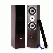 Evidence Acoustics Paire d'enceintes Hifi/Home-Cinéma - EA700-WAL -  2x500W PMPO - Bass Reflex à 3 voies - Noyer/Acajou+Clé USB 32G - 3666638035257