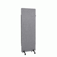 Pièce centrale pour cloison Système FLEXMIUT gris foncé hjh OFFICE - gris polyester 891007