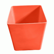 PLAST'UP ROTOMOULAGE Pot de fleurs cubio h 50cm - ORANGE - orange 0750122559336