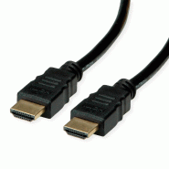 ROLINE RM Câble HDMI Ultra HD 8K avec Ethernet, M/M, noir, 3 m_0