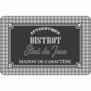 Set de table bistrot plat du jour 28x44 cm gris - Paris Prix - tendance, pratique et entretien facile Set de table bistrot plat du jour 28x44 cm gris - Paris Prix - tendance, pratique et entretien facile