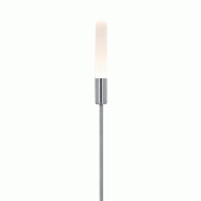 TORCH – Borne de jardin LED en acier inoxydable AISI316 2,1W 48V 3000K 93° IP65 - Rossini Illuminazione - argenté 8015421582709