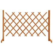 Vidaxl clôture en treillis de jardin orange 120x90 cm bois de sapin 314824