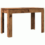 VidaXL Table à manger vieux bois 120x60x76 cm bois d'ingénierie Modèle Boréal Évasion Élite - 855902