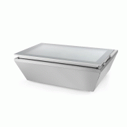 Vitrine de table réfrigérée négatif - 8 x gn 1/6 - P233689