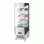 Vitrine Réfrigérée Libre-Service Polar Série G 220 L - Froid Ventilé & Porte Vitrée, 220V, MONO