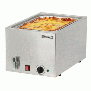 Bain-marie électrique monophasé avec cuve gn 1/1 profondeur 200 mm ... - PCBMV1B200