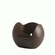 Fauteuil design in & out BLOS - moka