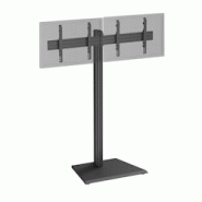 KIMEX Support TV sur pied - 2 écrans 43'' - 49'' Hauteur 175cm à poser noir - noir 3700685425910 KIMEX Support TV sur pied - 2 écrans 43'' - 49'' Hauteur 175cm à poser noir - noir 3700685425910