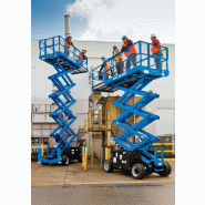 Nacelle élévatrice Genie® GS™-4069 RT - Conduite à pleine hauteur de 14,12 m pour terrains accidentés