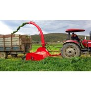 Ot1800 double coupe   - ensileuse tractée - tire özsan tarım makinaları - poids 1050 kg