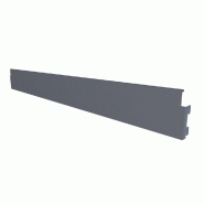 Plinthe pour gondole GP25 avec pieds H11,5 cm anthracite L133 cm