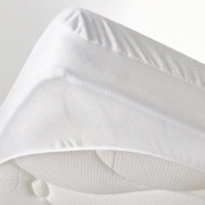 Sweetnight - Protège matelas | Bouclette en Coton | Alèse Imperméable et Absorbante | Respirant et Silencieux - blanc 3377720107232 Sweetnight - Protège matelas | Bouclette en Coton | Alèse Imperméable et Absorbante | Respirant et Silencieux - blanc 3377720107232