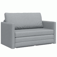 VidaXL Canapé-Lit 110cm Gris clair tissu Modèle Oermontel - 4106691