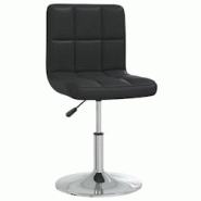 VidaXL Tabouret De Bar Noir Similicuir - noir 8720286525500 VidaXL Tabouret De Bar Noir Similicuir - noir 8720286525500