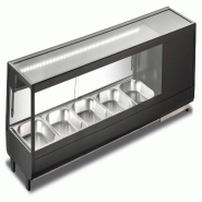 Vitrine réfrigérée pour sushi, éclairage LED, thermomètre numérique, dégivrage automatique, temp. 0°C/+6°C, dimensions 180x40,6x31,8 cm, SUSH Vitrine réfrigérée pour sushi, éclairage LED, thermomètre numérique, dégivrage automatique, temp. 0°C/+6°C, dimensions 180x40,6x31,8 cm, SUSH