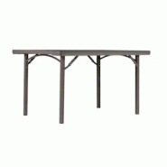 ZOWN Table pliante rectangulaire 137 x 91 cm XXL4.5 Premium - marron plastique SP-PT051X001 ZOWN Table pliante rectangulaire 137 x 91 cm XXL4.5 Premium - marron plastique SP-PT051X001